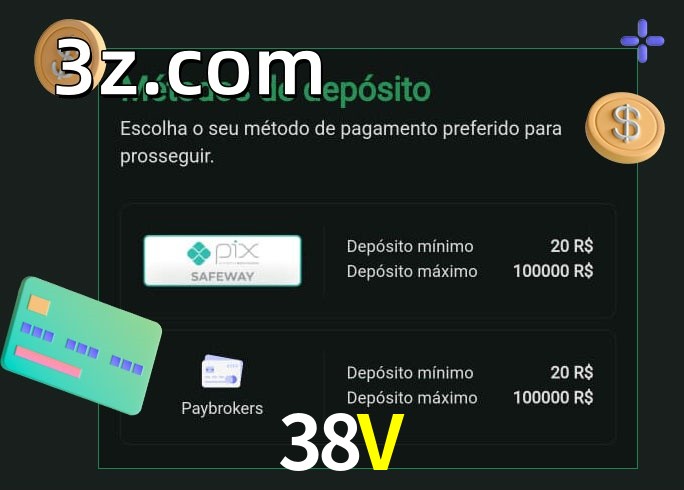 O cassino 38Vbet oferece uma grande variedade de métodos de pagamento